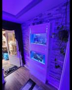 Zeeaquarium, Dieren en Toebehoren, Vissen | Aquaria en Toebehoren, Ophalen of Verzenden, Zo goed als nieuw, Gevuld zeewateraquarium
