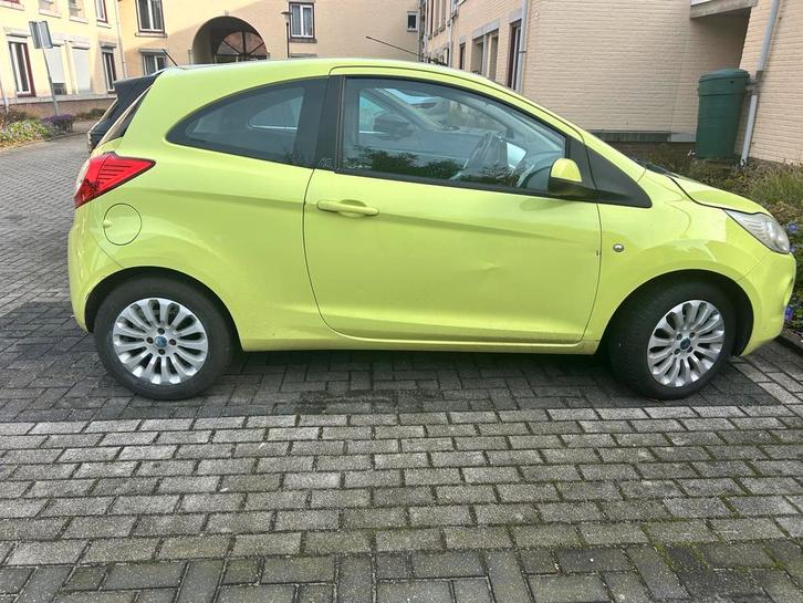 Ford Ka 1.2 titanium airco 51KW 2009 Groen 160 km nap, Auto's, Ford, Particulier, Ka, Benzine, B, Hatchback, Handgeschakeld, Origineel Nederlands