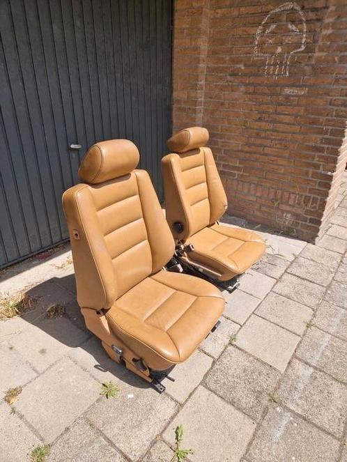 Mercedes w124 coupe leder interieur Dattel creme beige leer, Auto-onderdelen, Interieur en Bekleding, Mercedes-Benz, Gebruikt