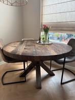 Ronde Eettafel, Ophalen, Gebruikt, 100 tot 150 cm, Rond