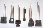Lot van zes diverse klokken gongs., Ophalen of Verzenden