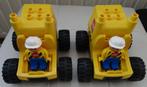 duplo 2 auto's met 2 popjes 10.=, Ophalen of Verzenden, Zo goed als nieuw, Duplo
