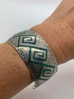Z205 Prachtige zilveren Navajo armband, Sieraden, Tassen en Uiterlijk, Ophalen of Verzenden, X, Zilver, Zilver