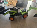Traptrekker met graver en aanhanger, Kinderen en Baby's, Speelgoed | Buiten | Voertuigen en Loopfietsen, Ophalen, Zo goed als nieuw