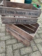 Houten veilingkisten, Ophalen, Zo goed als nieuw, Minder dan 50 cm