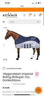Vliegendeken Imperial Riding-Dry Donkerblauw (maat 145/195), Ophalen, Nieuw