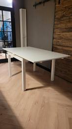 Te koop; uitklapbare IKEA eettafel, Huis en Inrichting, Tafels | Eettafels, Ophalen, Gebruikt, 50 tot 100 cm, Vierkant