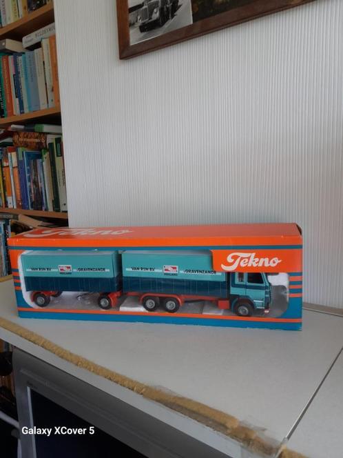 Scania 142 H. V 8.  v. Rijn Tekno, Hobby en Vrije tijd, Modelauto's | 1:50, Nieuw, Bus of Vrachtwagen, Tekno, Ophalen of Verzenden