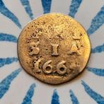 Oude zilveren munt dubbele stuiver Friesland 1664, Postzegels en Munten, Munten | Nederland, Vóór koninkrijk, Zilver, Losse munt