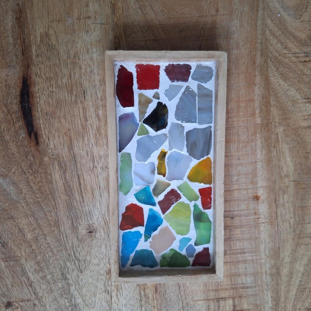 Mozaïek 20x10 cm dienblad, Ophalen of Verzenden, Nieuw, Overige typen