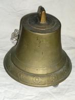 Bronzen Scheepsbel Bel / Hoogte 18,5 CM Geen Gravering, Ophalen