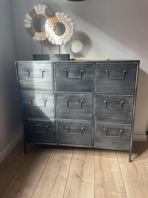 Ladekast Boston - 9 laden - 90x34x74.5 cm, Huis en Inrichting, Kasten | Ladekasten, Gebruikt, Minder dan 100 cm, Minder dan 50 cm