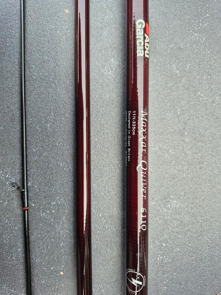 Abu Garcia Maxxar Quiverhengel, Watersport en Boten, Hengelsport | Karpervissen, Gebruikt, Werphengel, Ophalen of Verzenden