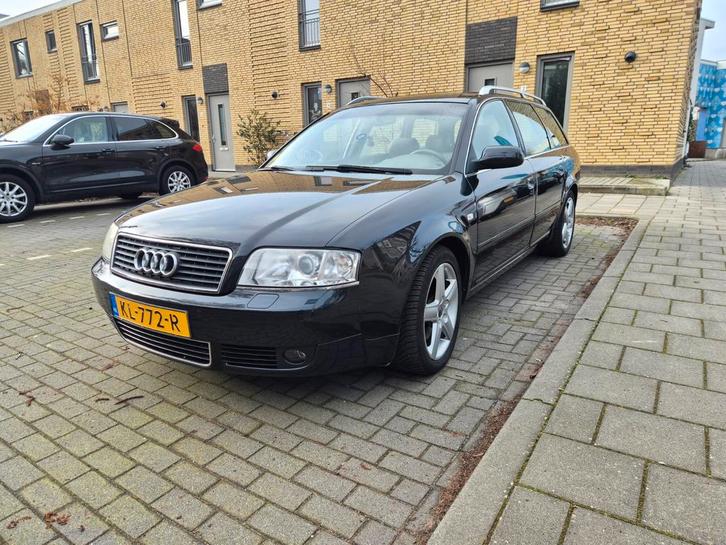 Audi 2003 Zwart 2.7 BiTurbo, Auto's, Audi, Particulier, A6, 4x4, ABS, Airbags, Airconditioning, Alarm, Centrale vergrendeling