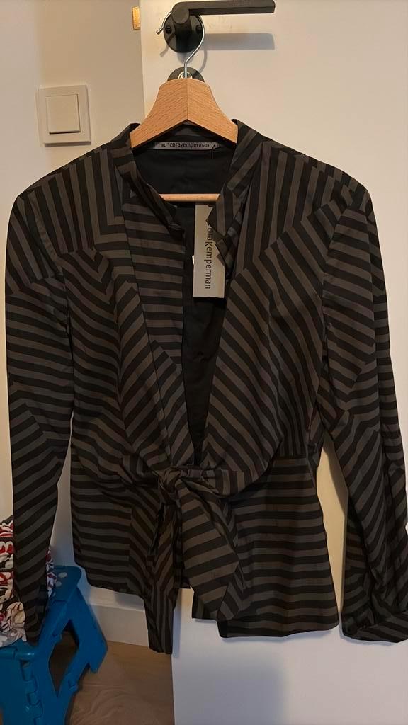 Nieuw Zwart-legergroen colbert Cora Kempermann maat XL, Kleding | Dames, Jasjes, Kostuums en Pakken, Nieuw, Jasje, Maat 46/48 (XL) of groter