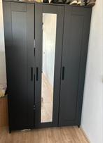 Zwarte Ikea Kledingkast, Huis en Inrichting, Kasten | Kledingkasten, Ophalen, 150 tot 200 cm, Met hangruimte, Zo goed als nieuw