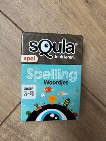 Squla spelling en woordjes beschikbaar voor biedingen