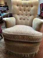 GRATIS ophalen nette Fauteuil stoel, Huis en Inrichting, Ophalen, Gebruikt, Minder dan 75 cm, Stof