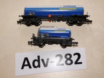 Adv-282 N Spoor Sandip Ketelwagons set 70001 van Arnhold beschikbaar voor biedingen