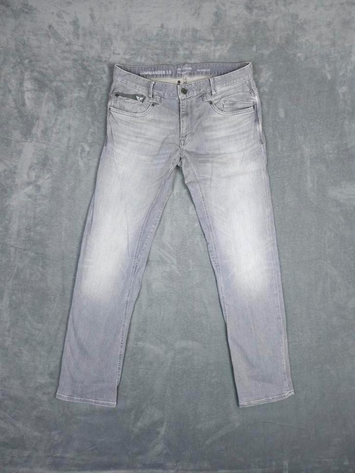 PME Legend Broek Commander 3.0 W35 L34 Relaxed Fit Grijs, Kleding | Heren, Spijkerbroeken en Jeans, Zo goed als nieuw, W33 - W34 (confectie 48/50)