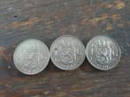 3x 1 gulden munt, Postzegels en Munten, Munten | Nederland, Zilver, 1 gulden, Ophalen of Verzenden, Koningin Juliana