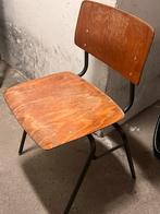 5 vintage schoolstoeltjes, Huis en Inrichting, Stoelen, Ophalen, Gebruikt, Bruin, Vijf, Zes of meer stoelen