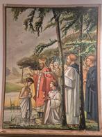 Sinterklaas goed heiligman schoolplaat jaren 20, Ophalen of Verzenden, Geschiedenis