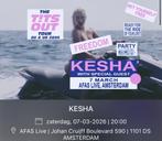 3 tickets kesha 7 maart 2026, Tickets en Kaartjes, Evenementen en Festivals, Drie personen of meer