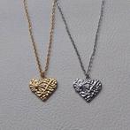 Stainless steel hartjes kettingen, Ophalen of Verzenden, Nieuw, Met hanger