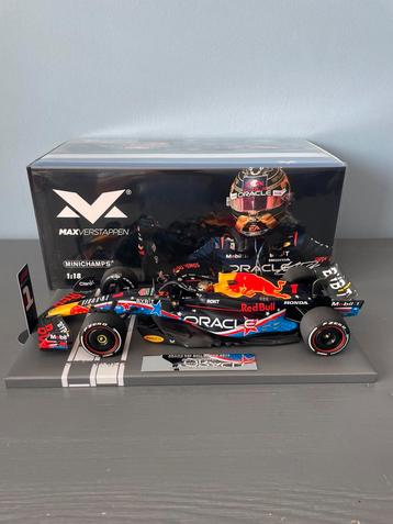 Max Verstappen auto 1:18 2023 Austin GP beschikbaar voor biedingen