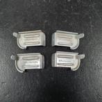 4x Bruynzeel metalen schappendragers, plankendragers, legbo, Niet ingevuld, Gebruikt, Niet ingevuld, Niet ingevuld
