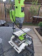 mini kolomboormachine met werkstukklem en kruistafel, Doe-het-zelf en Verbouw, Gereedschap | Freesmachines, Ophalen, Zo goed als nieuw