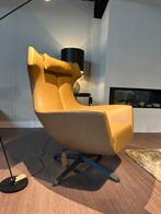 Nasto Fauteuil Showroommodel – Loxton Leder + Kanteling, Ophalen of Verzenden, Zo goed als nieuw, 75 tot 100 cm, Fauteul stoel kantelsysteem