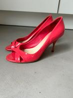 Miu Miu lakleer peeptoe pumps hakken maat 36,5, Ophalen of Verzenden, Gedragen, Zwart