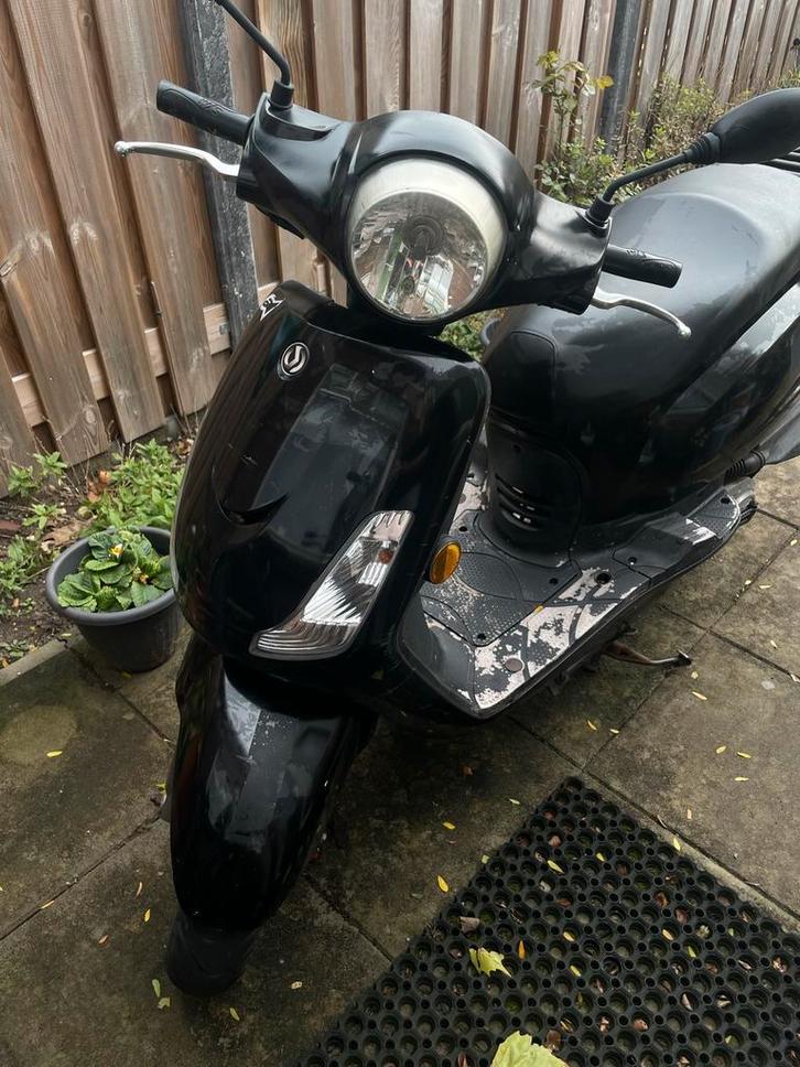 Sym Fiddle 2 - Blauw Kenteken, Fietsen en Brommers, Brommeronderdelen | Scooters, Gebruikt, SYM, Overige typen, Ophalen of Verzenden