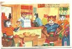 D4 Diversen  Kinderkaart Kruidenier, Verzamelen, Ophalen of Verzenden, 1940 tot 1960, Gelopen