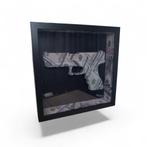 Money gun- money art collectie, Antiek en Kunst, Kunst | Schilderijen | Modern, Ophalen of Verzenden