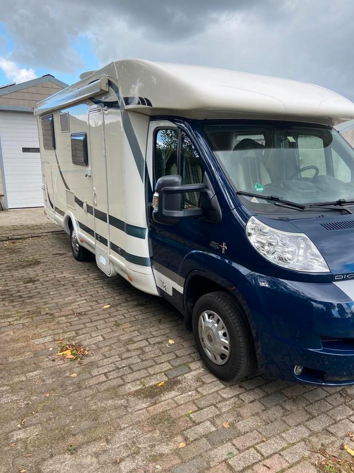 Mc Louis blue line 73g. Bj2012, Caravans en Kamperen, Campers, Particulier, tot en met 2, Half-integraal, McLouis, Fiat, Diesel