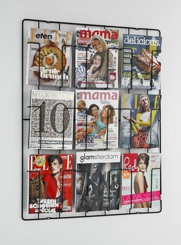 Puhlmann Frame-9 Tijdschriftenrek - Zwart Metaal - 94,5x76cm beschikbaar voor biedingen