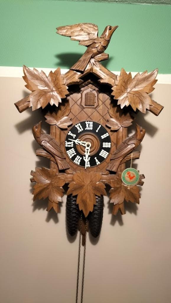 koekoeksklok GROOT model HUBERT HERR 8 daags uurwerk, Antiek en Kunst, Antiek | Klokken, Ophalen