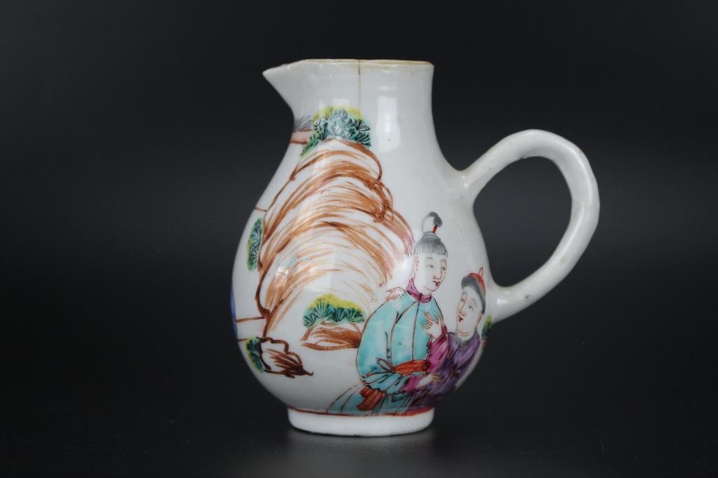 Chinees porselein Qianlong kan vaasje famille rose Qing, Ophalen of Verzenden