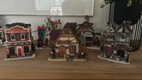Lemax kersthuisjes - diverse lighted buildings, Diversen, Kerst, Gebruikt, Ophalen
