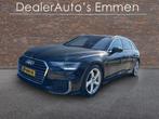 Audi A6 Avant 40 TDI 204PK Sport Launch edition Sport, Gebruikt, 4 cilinders, Leder en Stof, Zwart