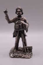 Tinnen figuur: Fotograaf - 8 cm, Ophalen of Verzenden
