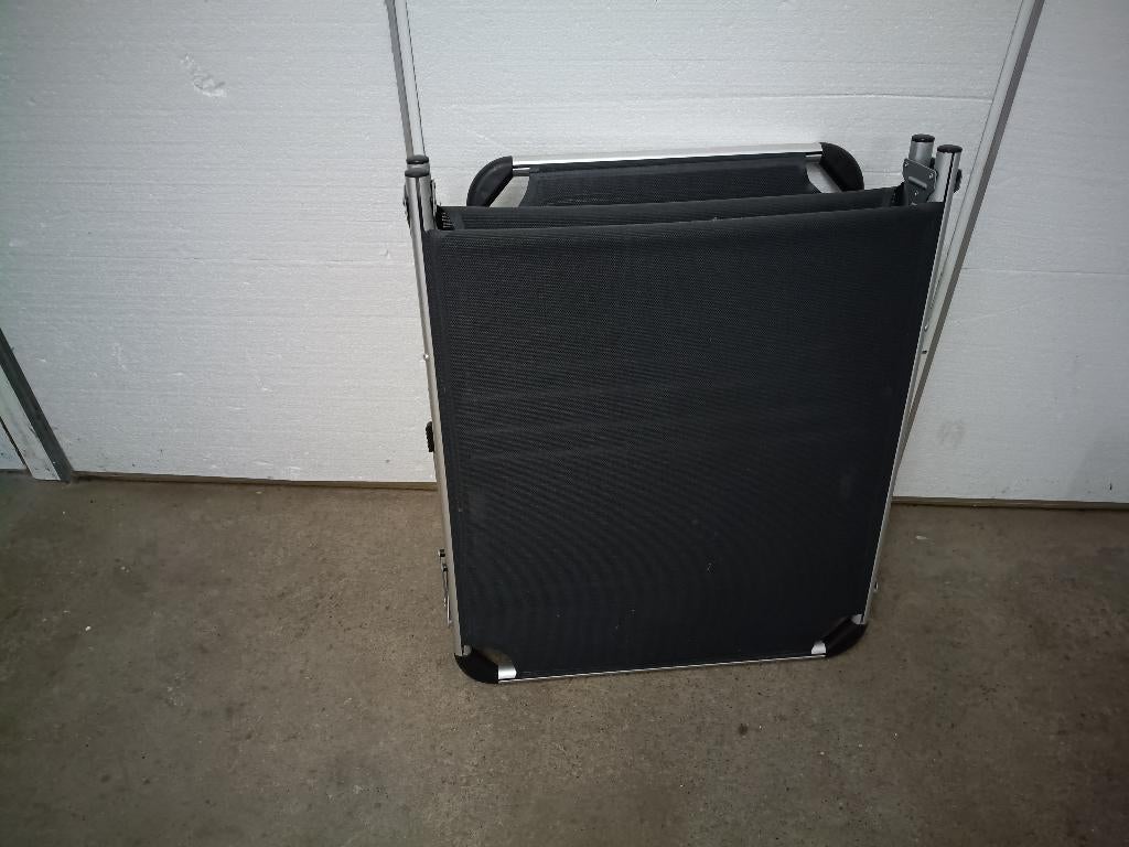 ligbed, Ophalen, Zo goed als nieuw, Aluminium, Inklapbaar
