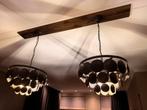 2x Schijfjeslamp 50cm, Huis en Inrichting, Ophalen, Zo goed als nieuw, Metaal