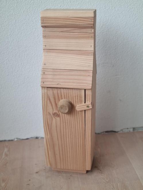 Wijnfleshouder - hout - buitenkast - Loods66B, Tuin en Terras, Overige Tuin en Terras, Nieuw, Ophalen