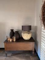 Antieke tafel-oude kist-sidetable-muurtafel-kist-landelijk, Ophalen