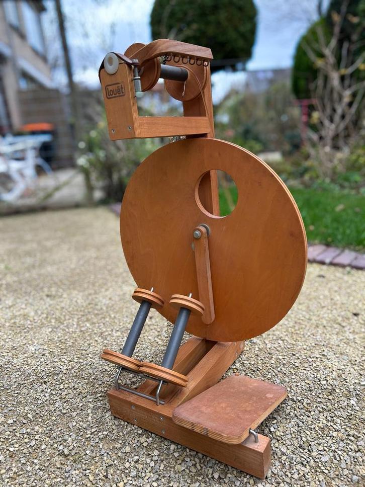 Spinnewiel Louët, Hobby en Vrije tijd, Spinnewielen en Spinnen, Gebruikt, Spinnewiel, Ophalen of Verzenden