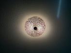 Glasmozaiek plafonaire lamp, Ophalen, Zo goed als nieuw
